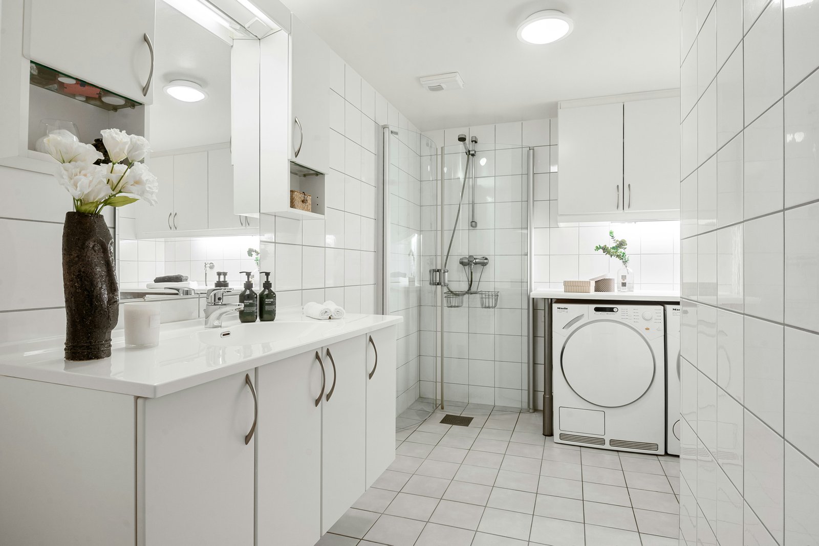 Reinigung im Badezimmer